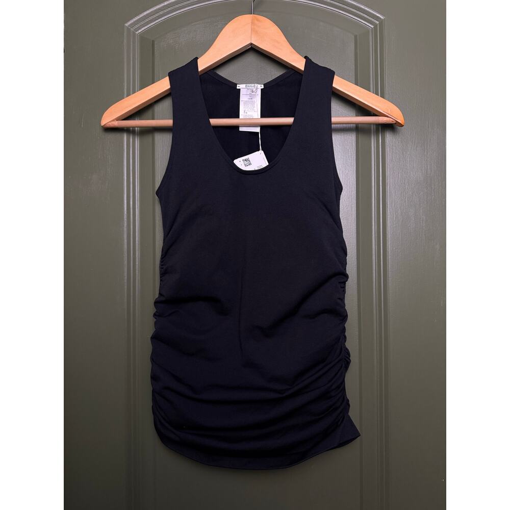 NWT Wolford Body Shaping Sleeveless Top Tank Performance Sculpting Gym XS Black